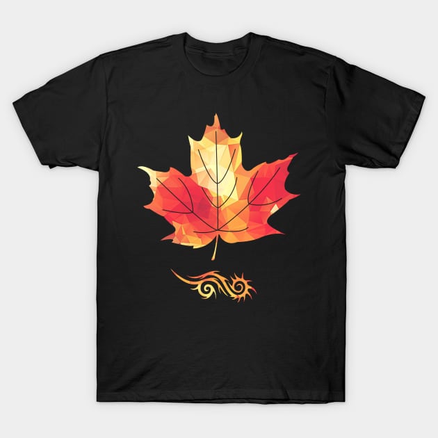 Autumn Leaf T-Shirt by Scailaret